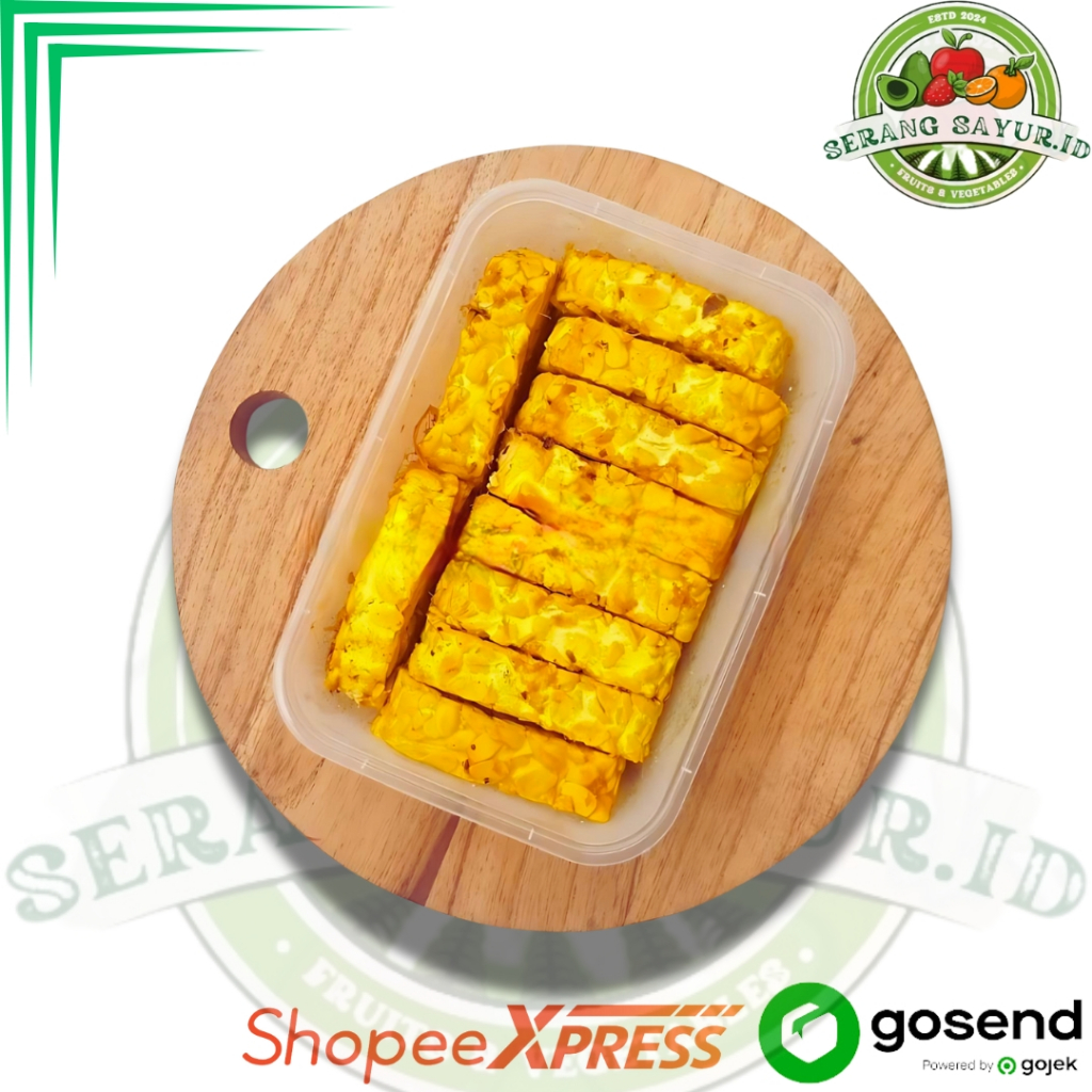 

TEMPE UNGKEP BUMBU KUNING ISI 10