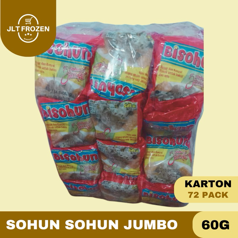 

Bisohun Bihun Soun Jumbo / Soun Baso / Mie Soun BALL isi 72PCS X 60g
