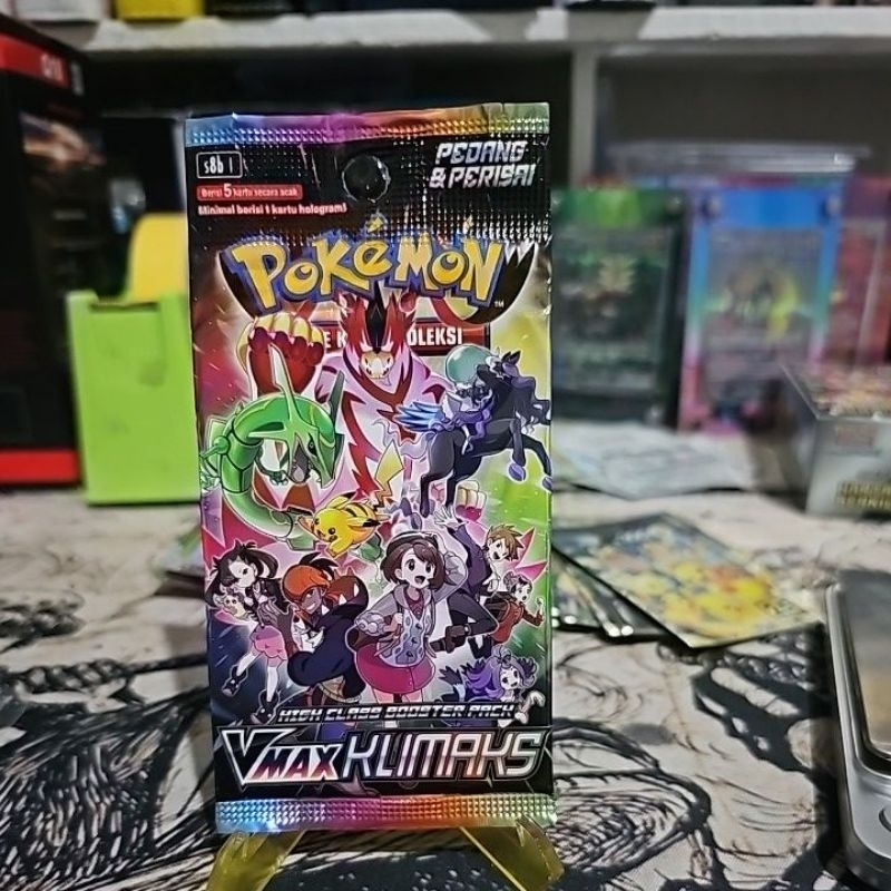 booster pack vmax klimaks indonesia original pokemon tcg