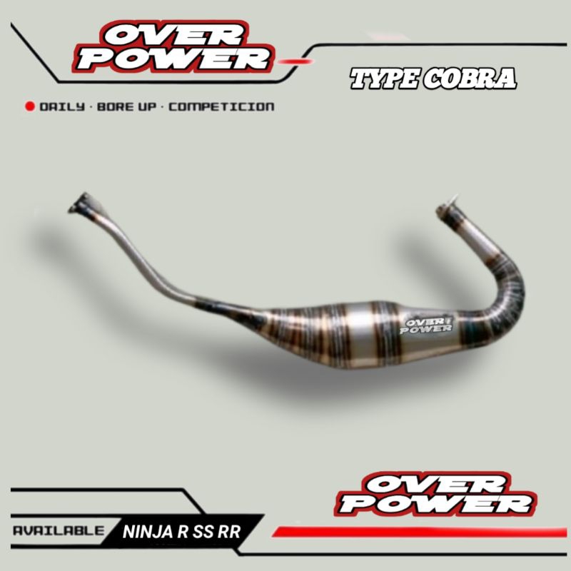 CHAMBER PERUT GEMBUNG KNALPOT NINJA R SS RR COBRA PLAT KARAT ORIGINAL OVER POWER BUKAN ABRT CMS KDX