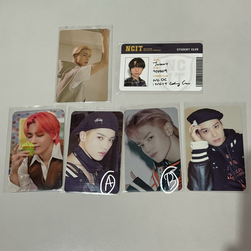 official photocard pc nct 127 johnny nature republic ncit taeyong baker house 6th anniversary neo zo