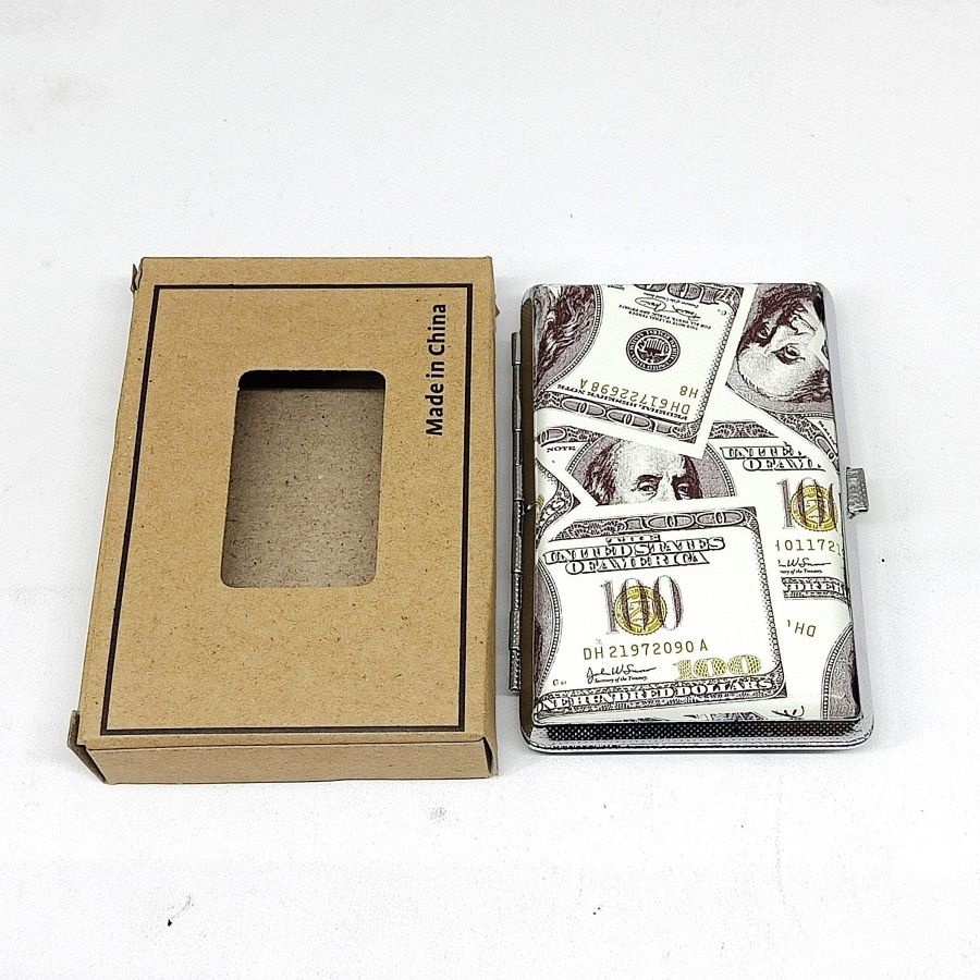 TERMURAH Kotak Rokok Unik/Motif Dollar 662.30 /Kotak Rokok Unik/Souvenir Kotak Rokok Premium