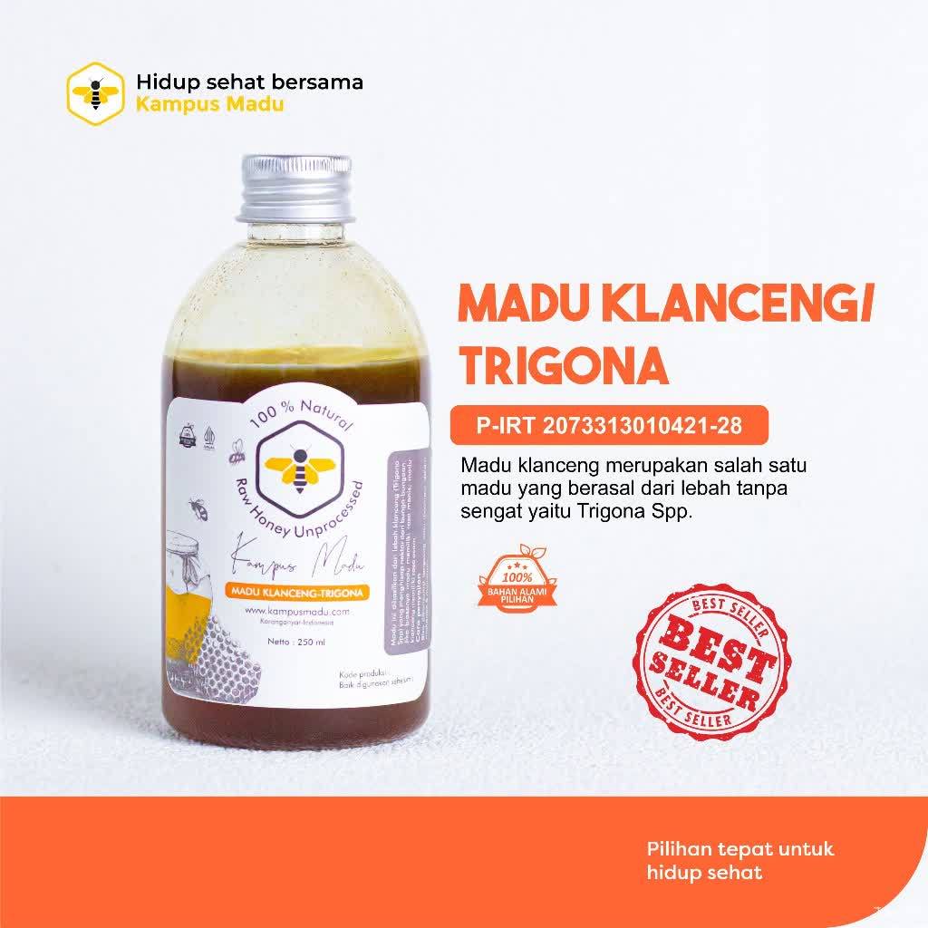 

Madu Klanceng (Trigona) Murni Nektar Bunga