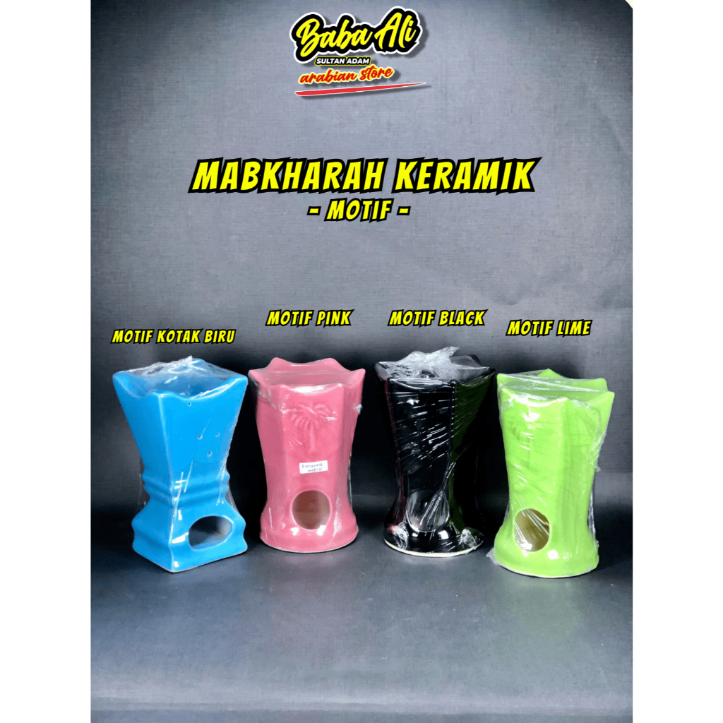 TEMPAT DUPA / MABKHARAH KERAMIK MOTIF & MABKHARAH KERAMIK POLOS