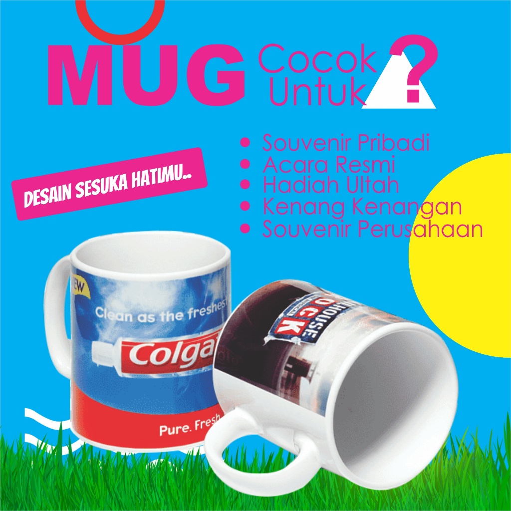 Mug / Custom Mug / Souvenir / Souvenir nikahan / Kualitas Bagus.