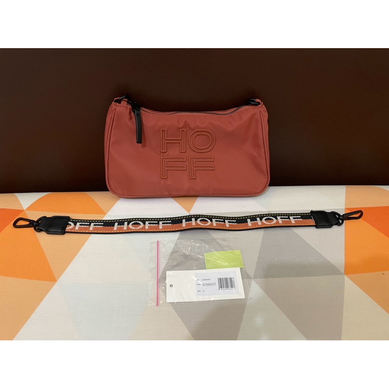 Preloved PL Tas Ketek Hoff Salon Baguette Bag Terracotta Shoulder Authentic Original