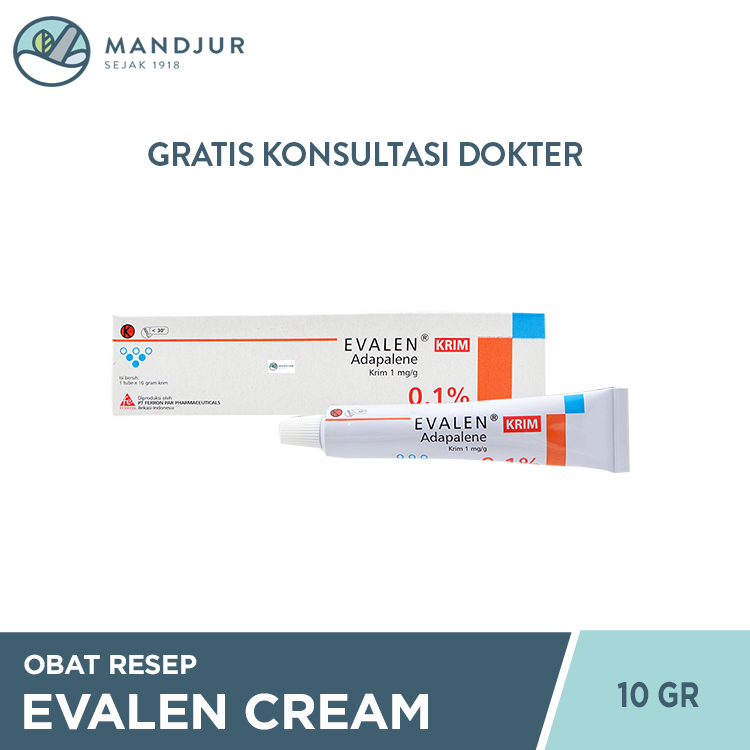 EVALEN 0.1% CREAM 1 TUBE @ 10 G