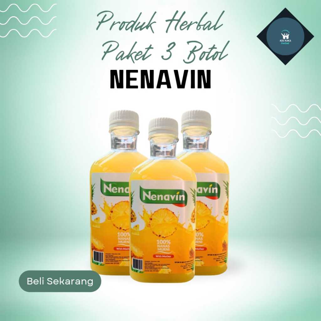 

Nenavin Cuka Nanas Paket Hemat 3 Botol