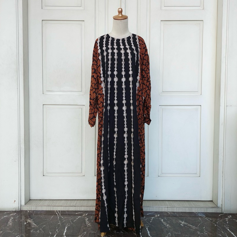 (Daster Luza) Longdress tangan panjang by Batik Luza Pekalongan