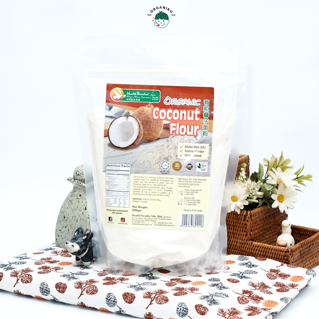 

Health Paradise Organic Coconut Flour 500g