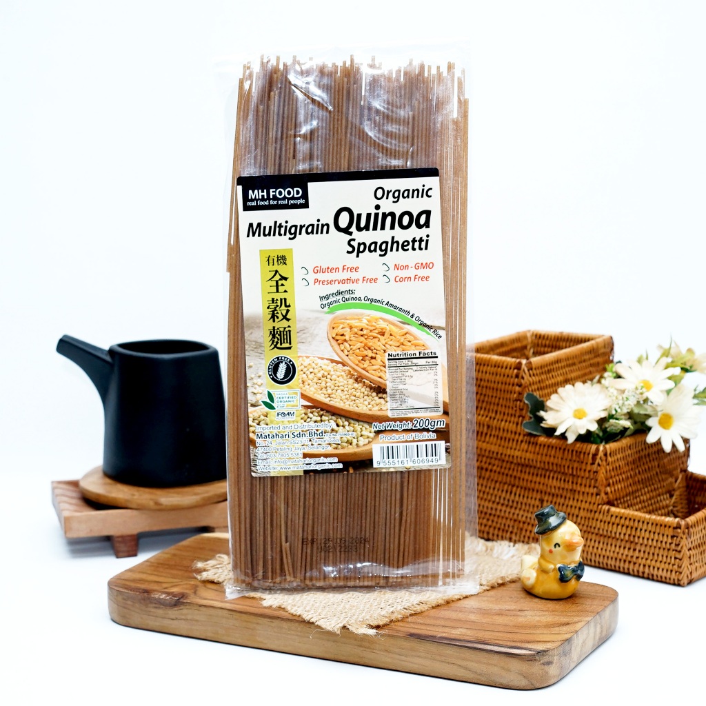 

MH Food 100% Organic Multigrain Quinoa Spaghetti 200g