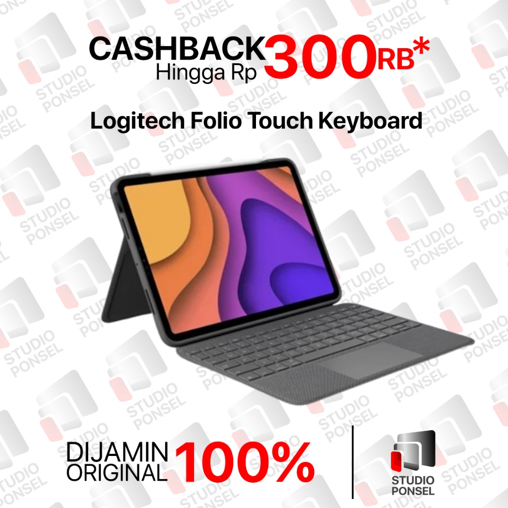 Logitech Folio Touch Keyboard with Trackpad for iPad Air M2 11-Inch Gen 4th | 5th | 6th