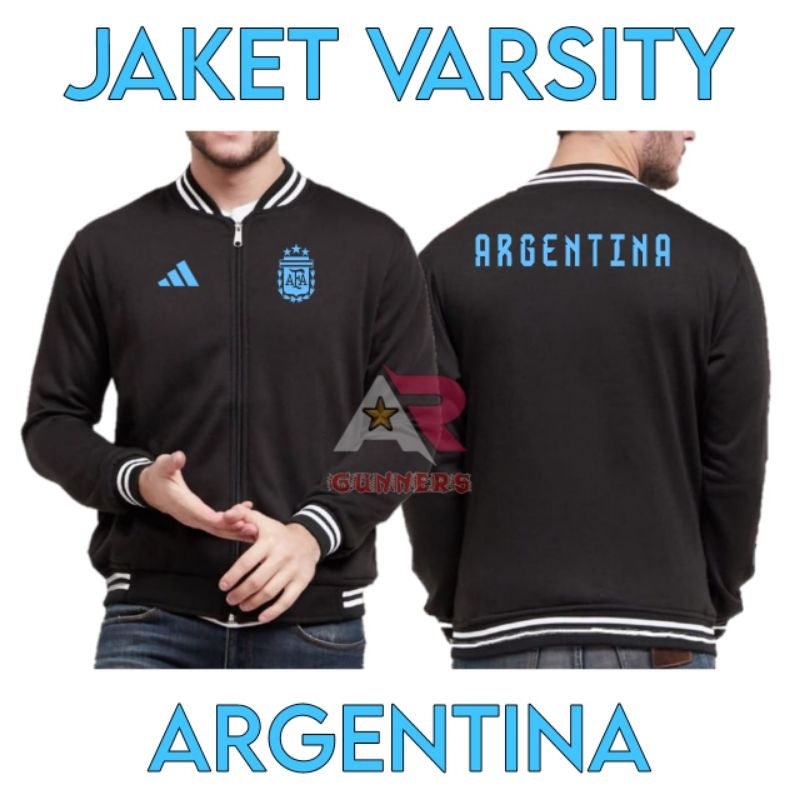 JAKET ARGENTINA JAKET VARSITY PRIA WANITA