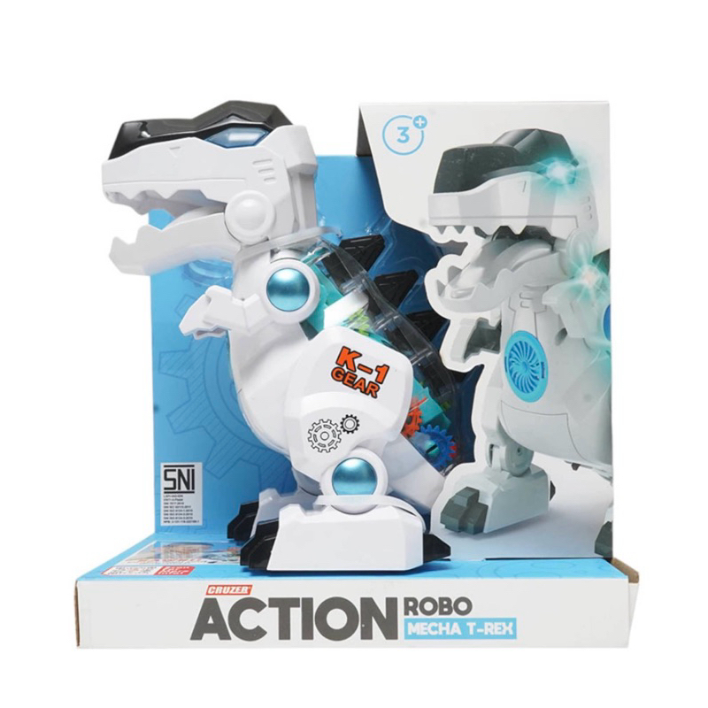 CRUZER ACTION ROBO MECHA T-REX / ROBOT T-REX / MAINAN ROBOT ANAK