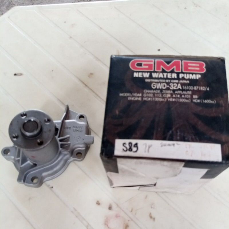 WATER PUMP ZEBRA S89
