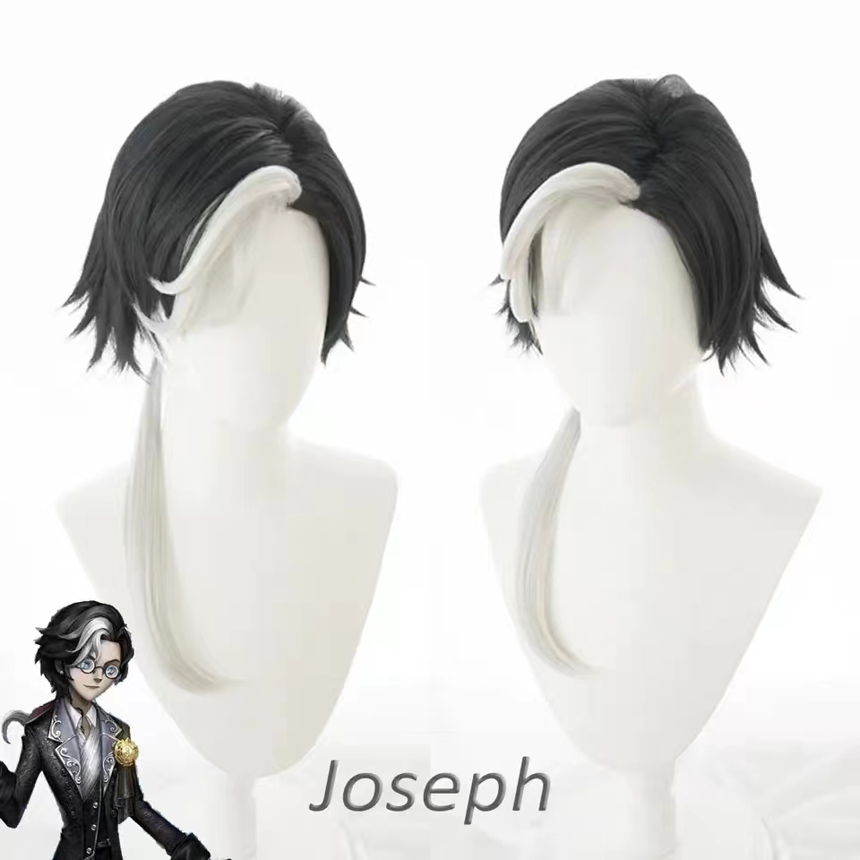 Photographer New Ver D.M Joseph Desaulniers Wig Identity V Hunter Cosplay Synthetic Hair Photographe
