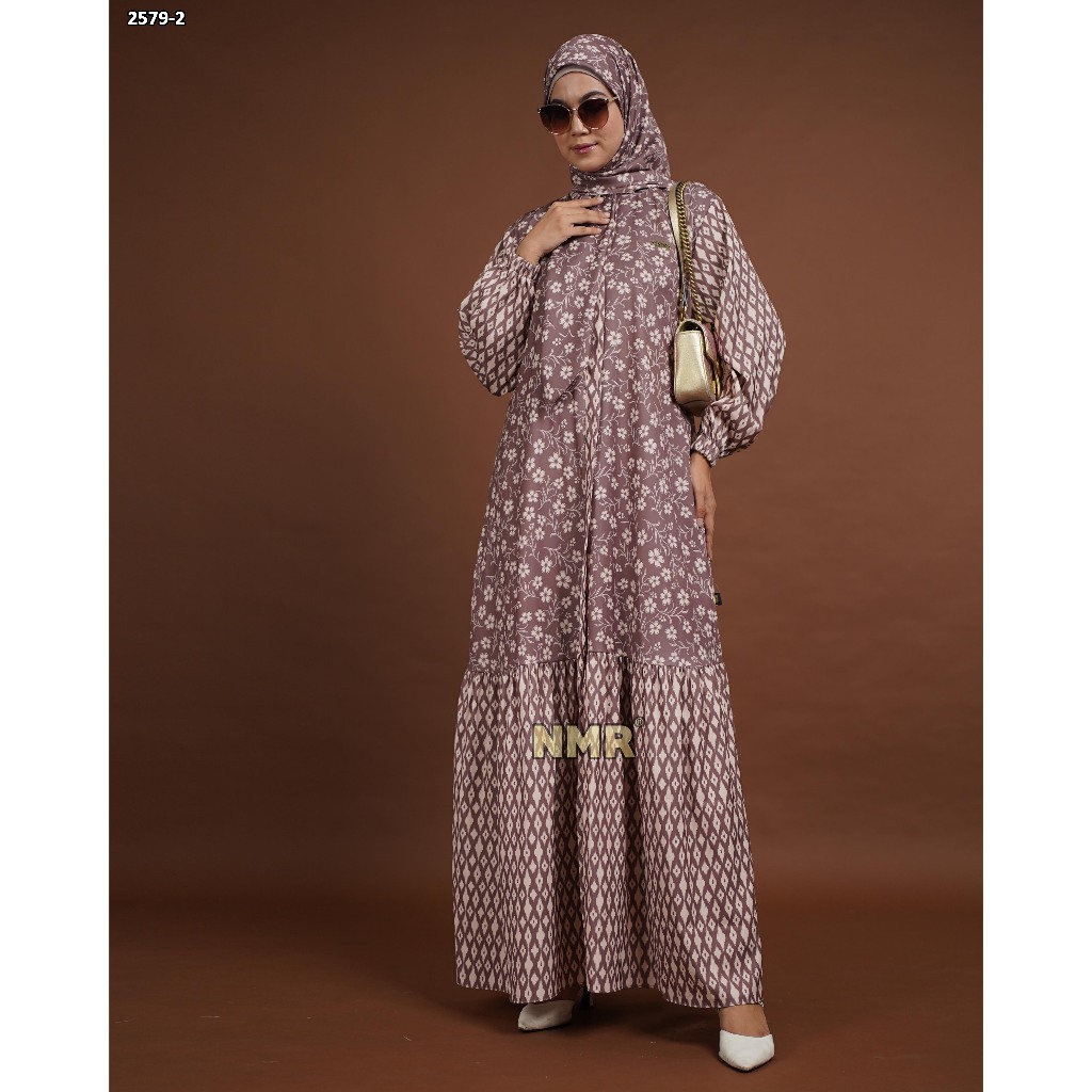 NMR Gamis Marbella Vol 2579-2 (INC HIJAB)