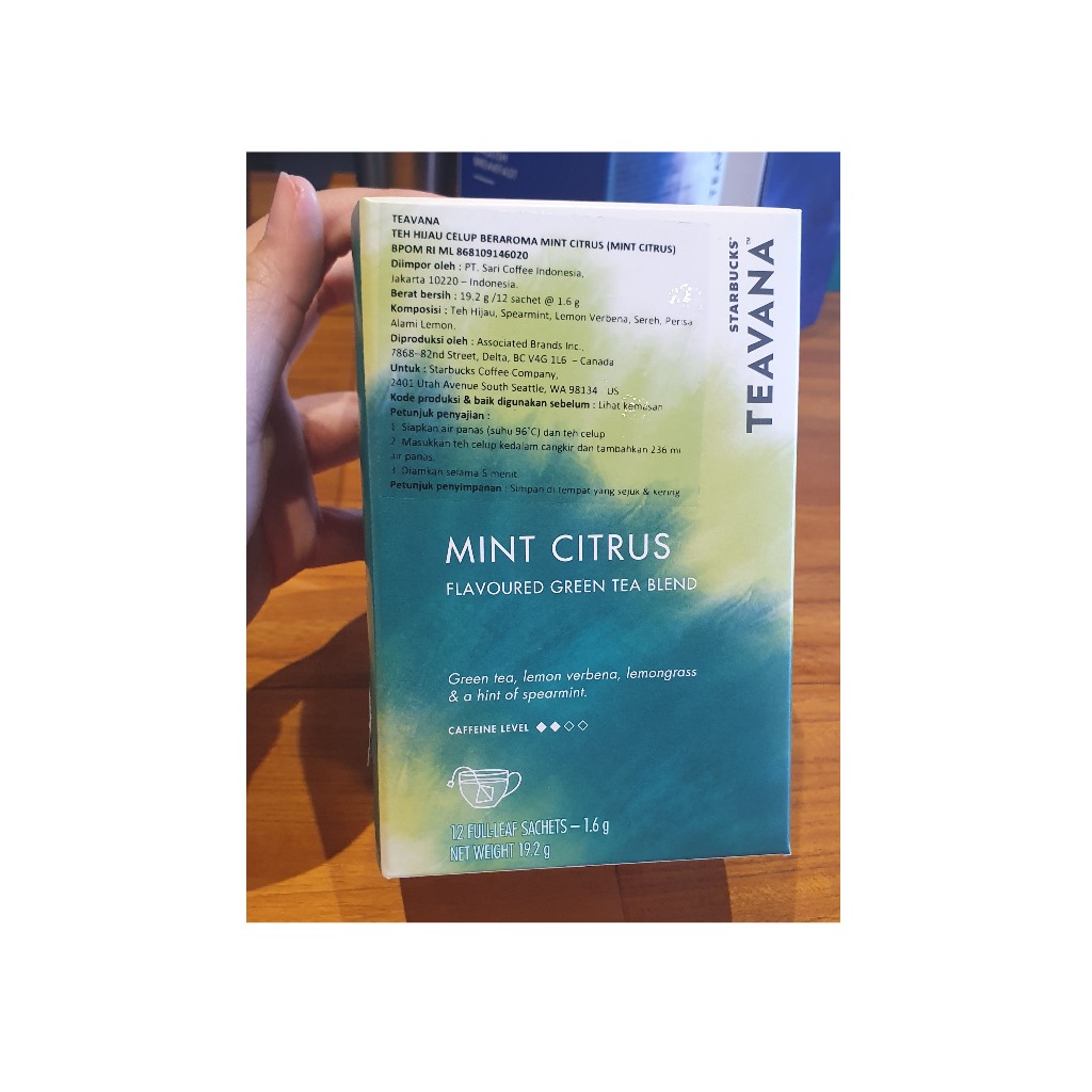 

Starbucks Teavana Mint Citrus 12sachet