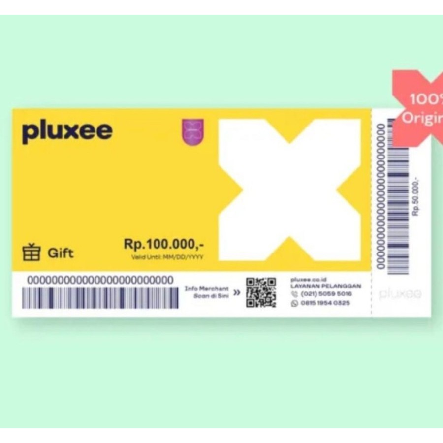 Voucher Sodexo / Pluxee Gift pecahan 100rb