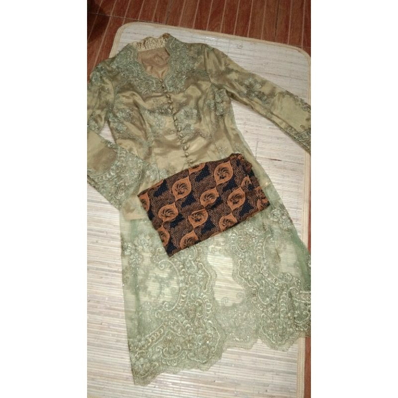 Kebaya preloved no ria miranda butik set songket