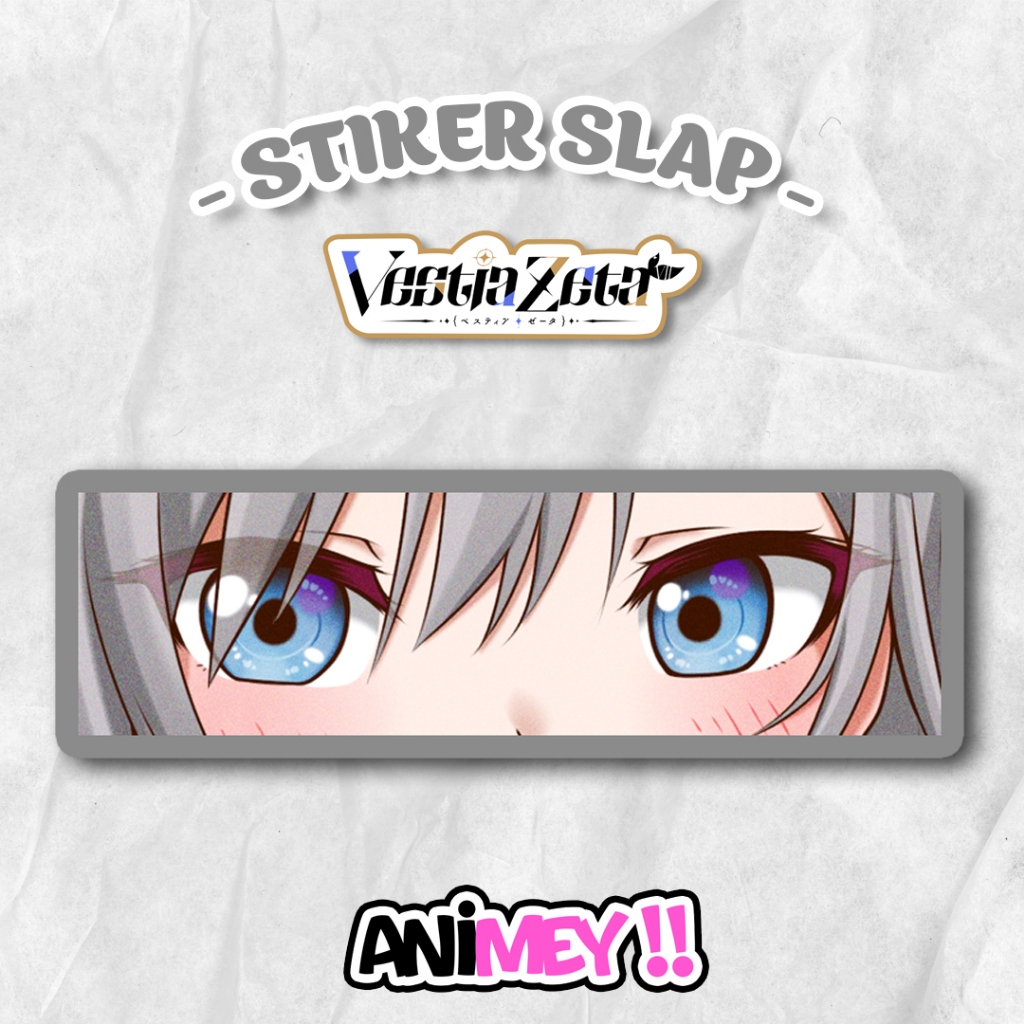 

Stiker Slap Vestia Zeta Hololive Vtuber Anime Sticker Waterproof