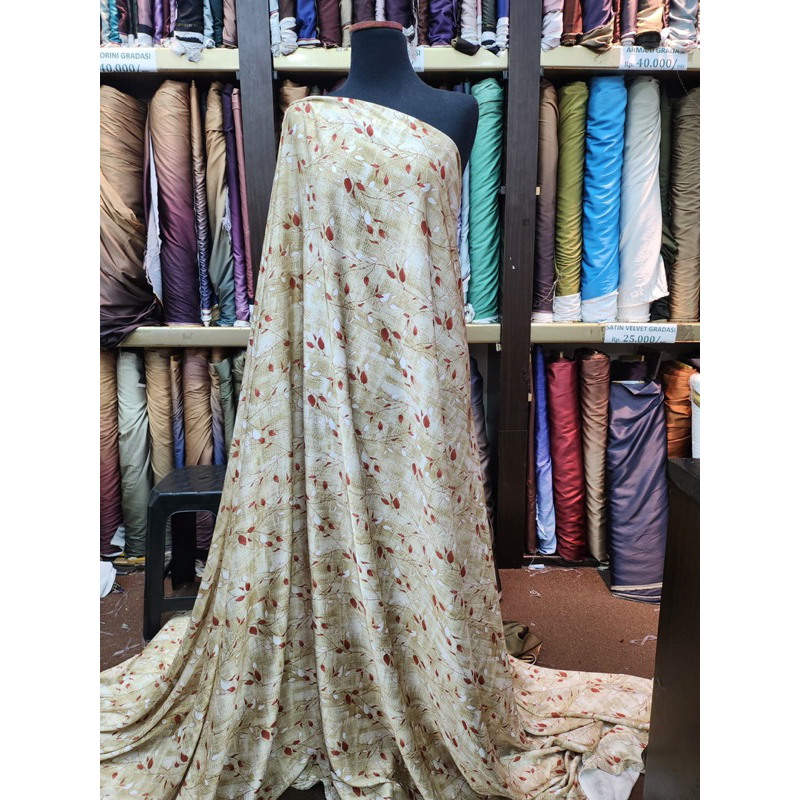 ARMANI SILK PRINT | BAHAN KAIN SILKY ARMANI