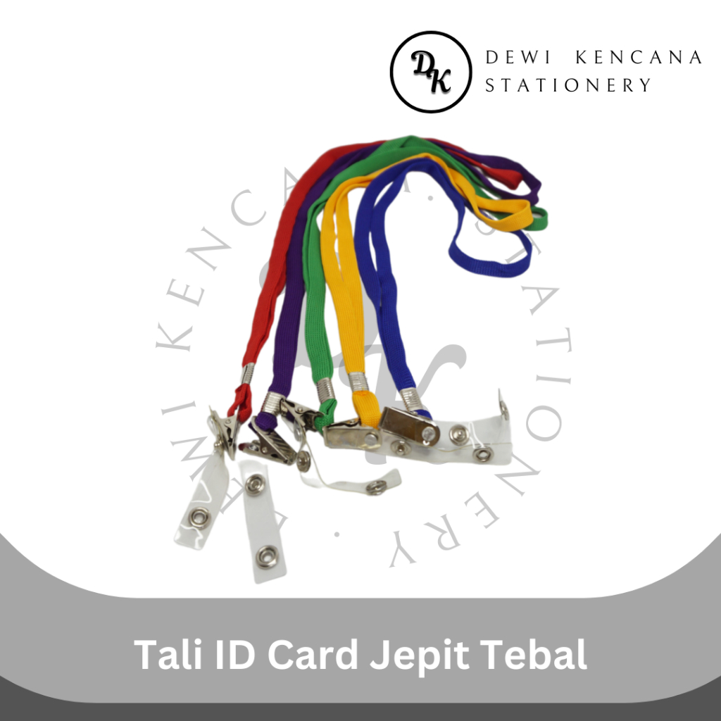 

Tali ID Card Jepit Tebal / Lanyard ID Card