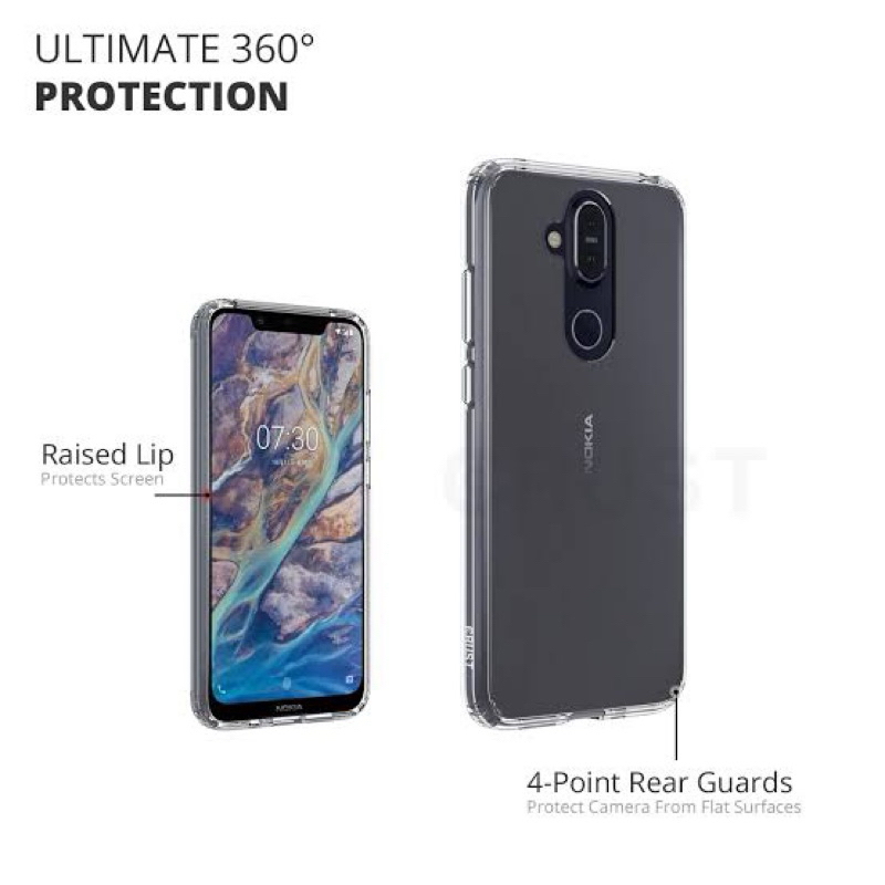PREMIUM CASE NOKIA 8.1 NOKIA 7.1 PLUS SOFT CASE CLEAR