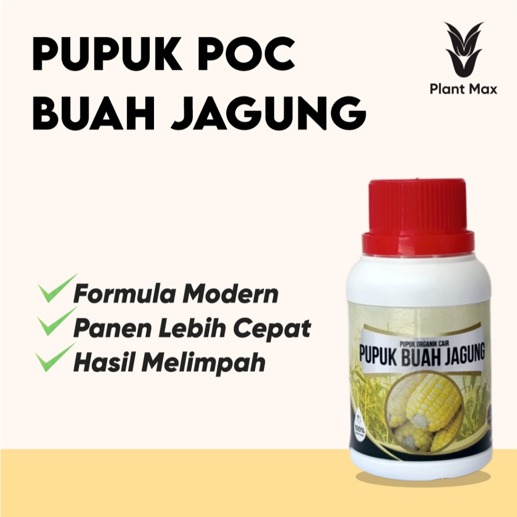 Pupuk Organik Cair Jagung | Pupuk Buah Jagung Berkualitas Pupuk Jagung Cair Terbaik 100ml