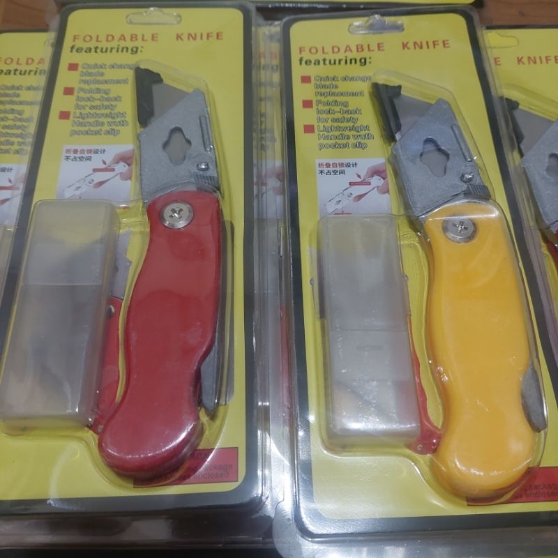 

Pisau Cutter Lipat / Foldable Knife / Folding Cutter Knife