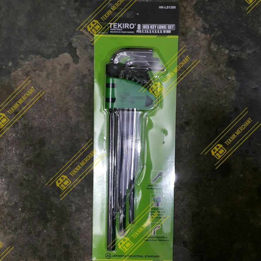 KODE R46P Kunci L panjang tekiro 21mm