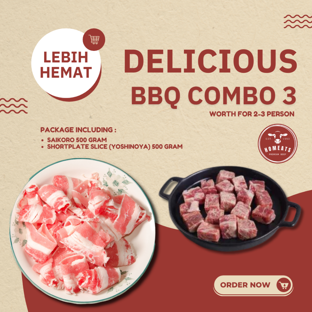 

Bunding Package - Deliciouse BBQ Combo 3 Shortplate Slice & Saikoro