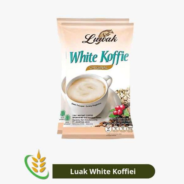 

Luwak White Coffee Renceng Isi 10 X 20 Gram