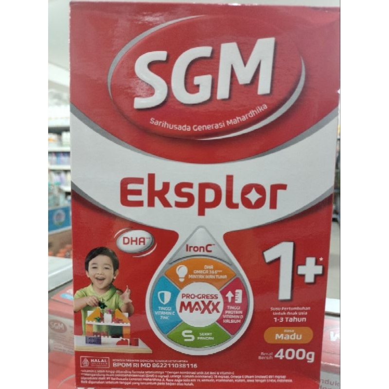 SGM 1+ Madu 150gr/400gr/600gr/900gr /Susu Pertumbuhan Anak