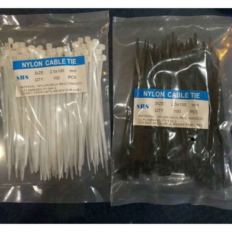 

kabel ties 100 pcs cable tie 2,5 x 100mm 10cm hitam kabel tis kabel ti kabel tea