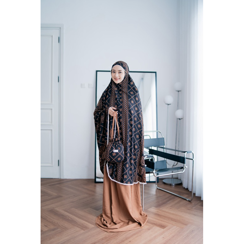 KIMYA ID Mukena Syafa Irish/ Mukena Traveling/ Mukena Rayon