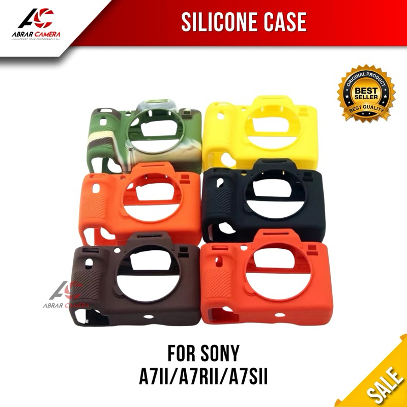 Silicone Case for Kamera Sony Mirrorless A7ii A7Rii A7Sii / A7 Mark ii A7R Mark ii A7S Mark ii /