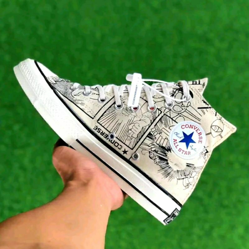 sepatu sneakers Converse X Doraemon All Star Chuck Taylor Original BNIB