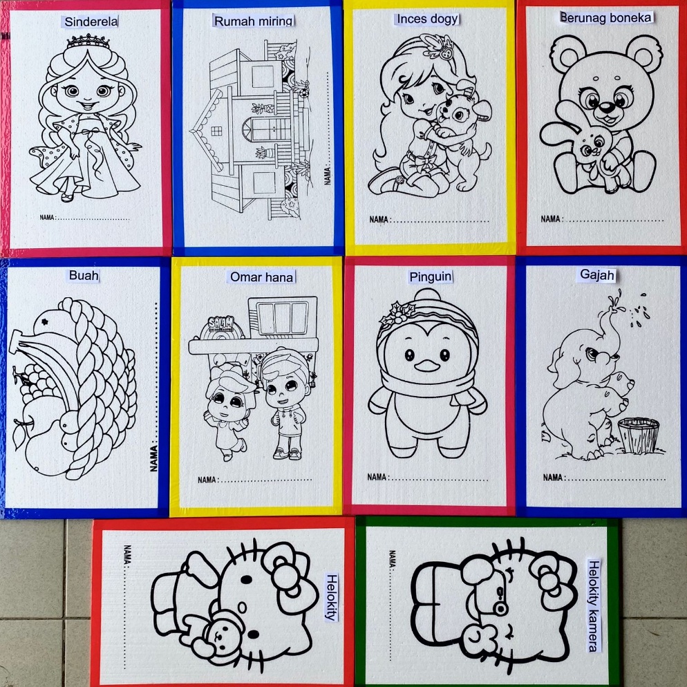 

KODE B2C4 paket 1 pcs ukuran 33x5 styrofoam lukis sterofoam mewarnai seterofoam steropom lukisan anak edukasi melukis styrofoam