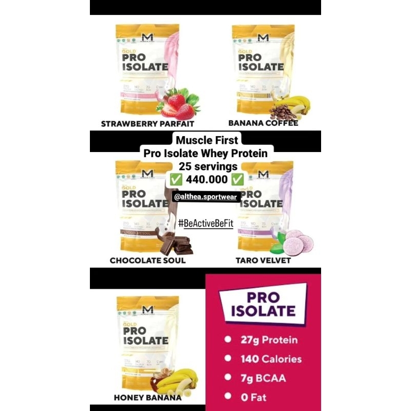 MUSCLE FIRST PRO ISOLATE WHEY PROTEIN
