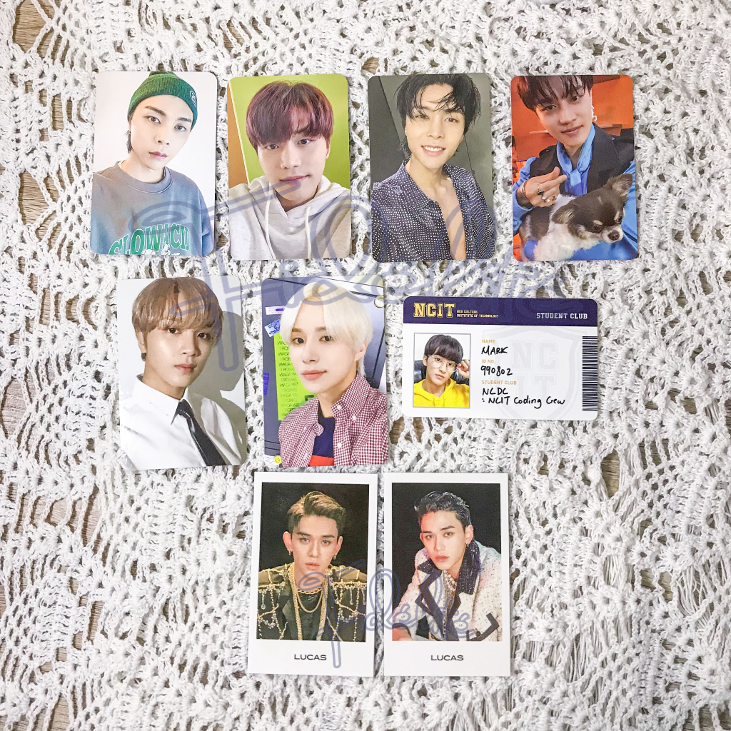 PHOTOCARD POCA PC POLAROID POLA Haechan Jungwoo Mark Johnny Taeil Lucas NCIT Set STICKER AY-YO POLAR