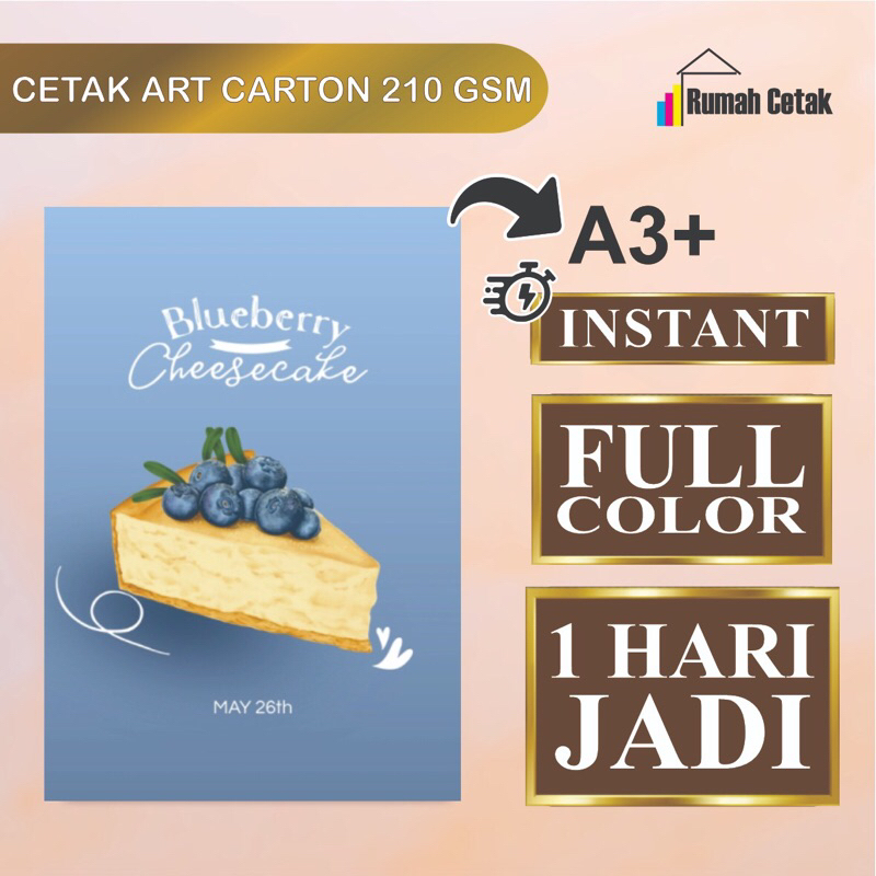 

Print Cetak ART CARTON 210 Gr A3+