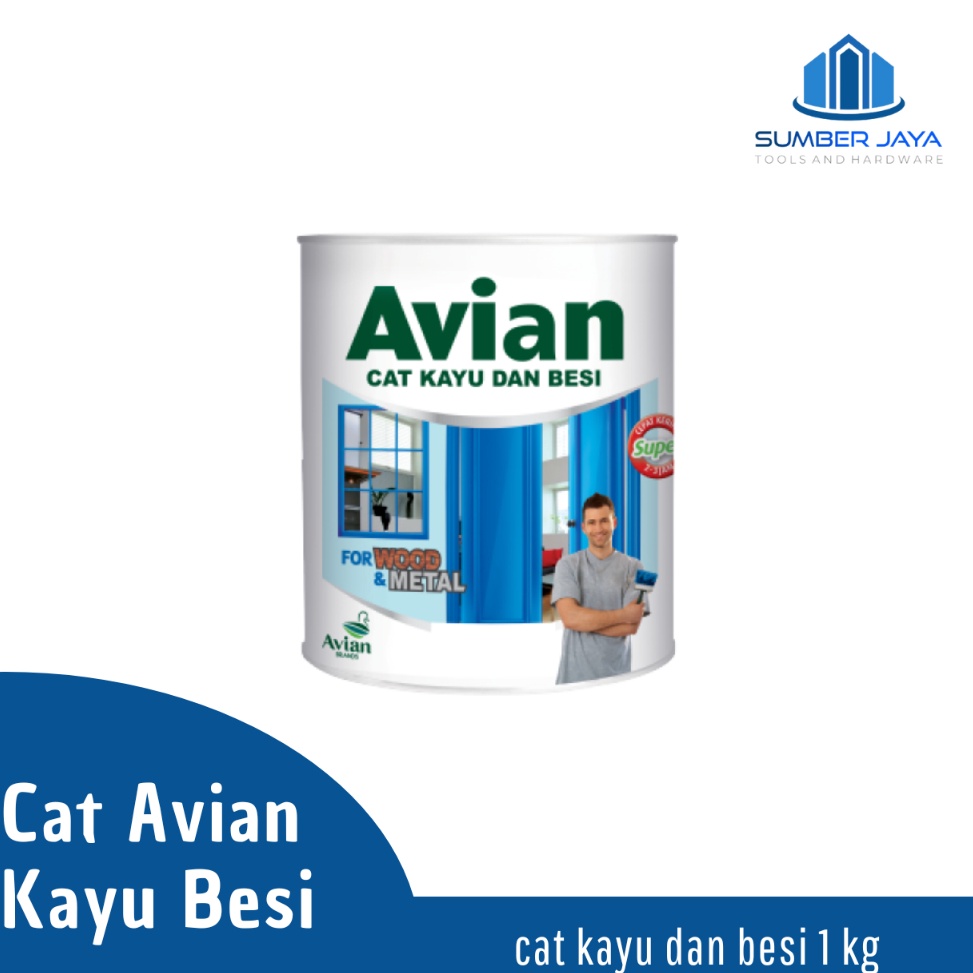 

KODE S9S5 CAT MINYAK MERK AVIAN 9 L Untuk Kayu Dan Besi warna banyak