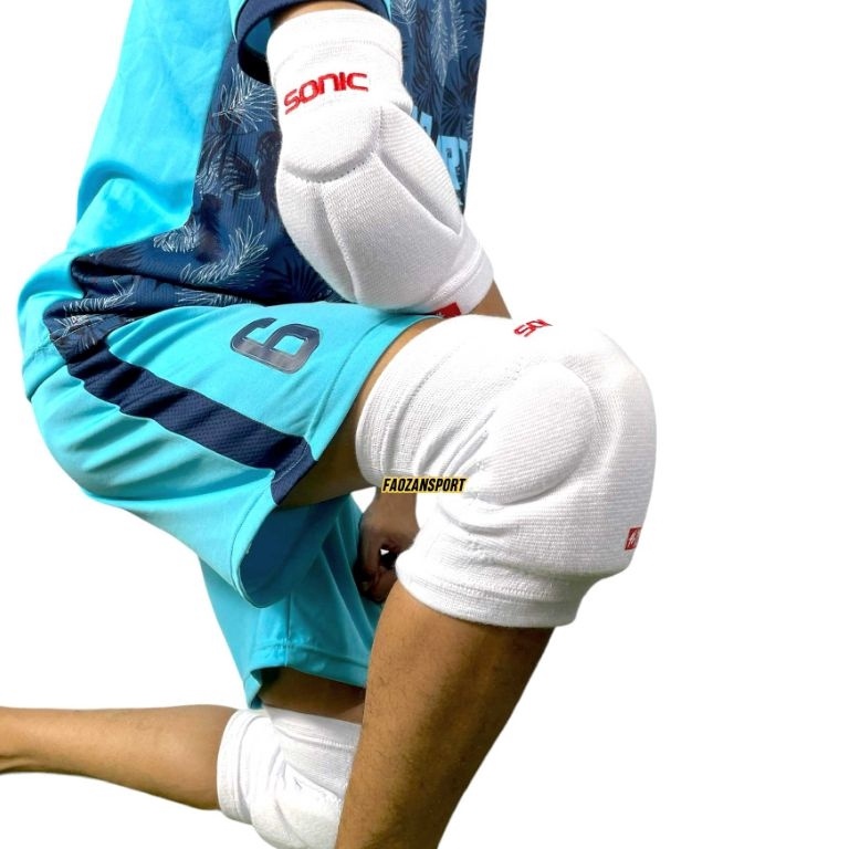 Kneepad dan elbow sonic knee pad elbow pad sonic Pelindung lutut dan siku kiper futsal KODE J1X4
