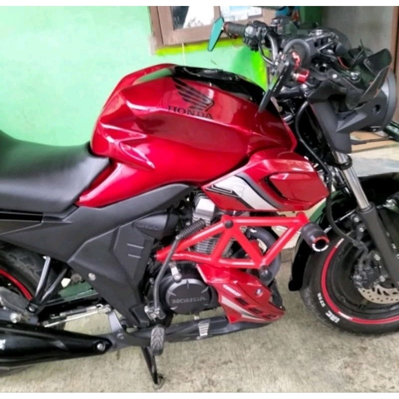 Tubular crashbar Honda CB Verza 150 jalu slider crashbar cb verza