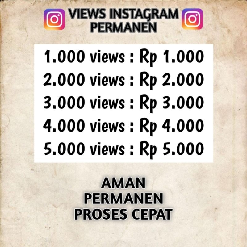 Instagram Views Termurah