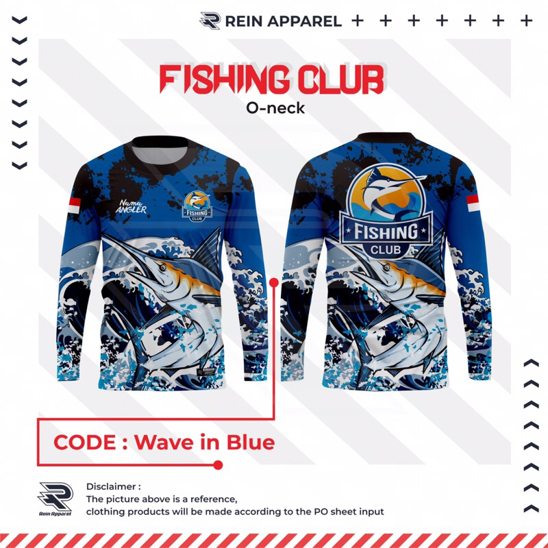 Jersey mancing Printing Dewasa