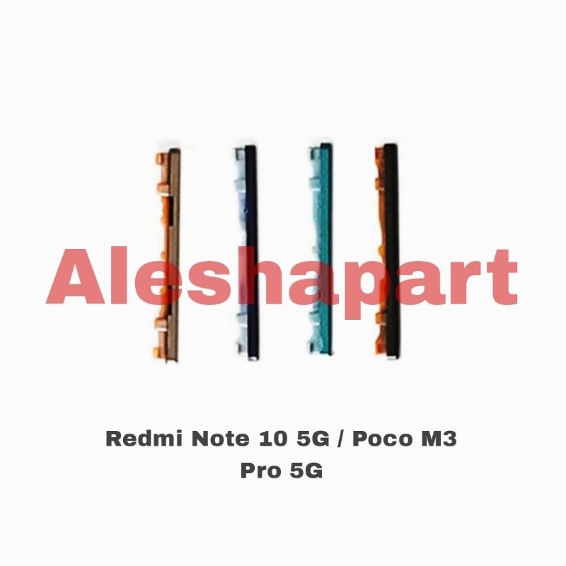 Tombol Luar Volume Redmi Note 10 (5G)/ Poco M3 Pro 5G
