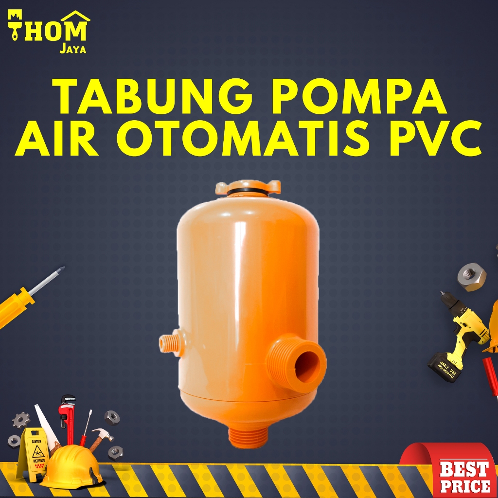 TABUNG POMPA AIR PVC / TABUNG POMPA OTOMATIS (OREN)