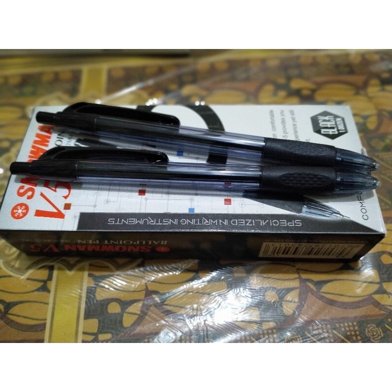 

pulpen snowman \ snowman v5 \ pulpen jetrek \ pulpen tebal \ 6pcs